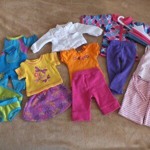 Maplelea Doll Spring Mix + Match Pajamas Raincoat Jacket Wetsuit Swimsuit